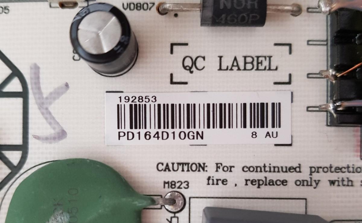 GENUINE HISENSE 50K3110PW POWER SUPPLY BOARD RSAG7.820.5687 HLL-4855WF 192853