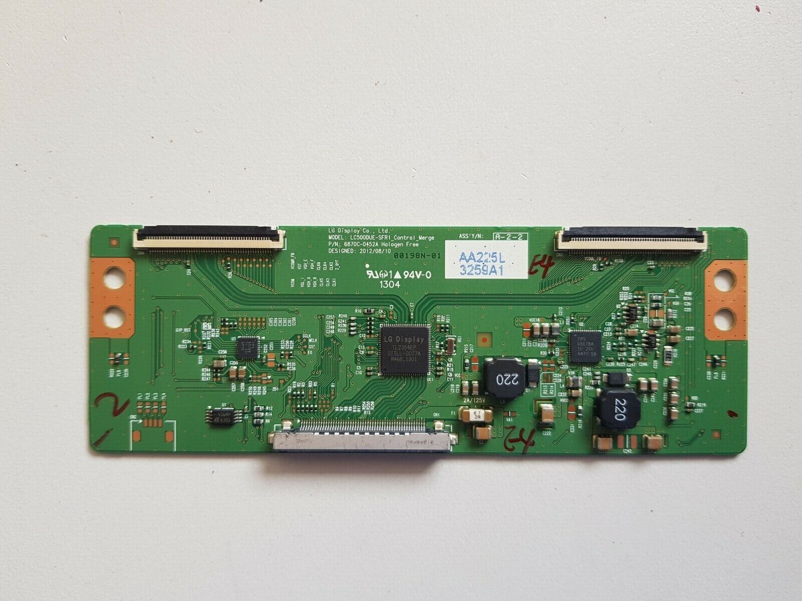 GENUINE LG 32LN5400 T-CON BOARD 6870C-0452A 6871L-3259A 