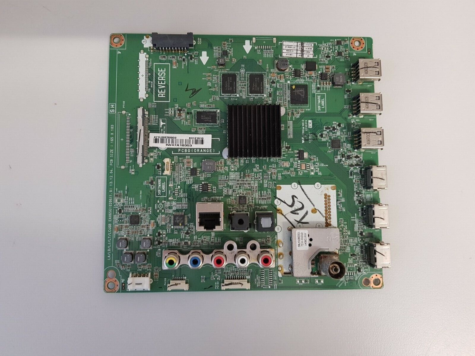 GENUINE LG 42LB5820 MAIN BOARD EAX65610206(1.0) 63121510