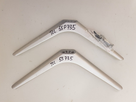 GENUINE TCL 55P735 L&R FEET & SCREWS