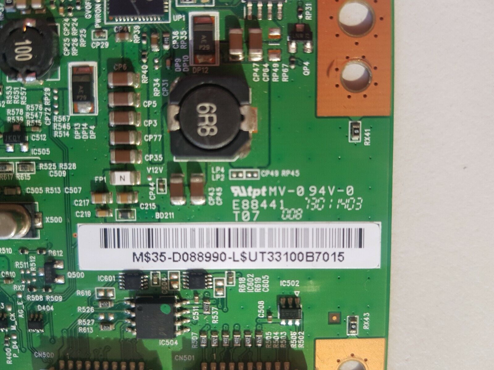 GENUINE SAMSUNG UA55F6800 T-CON BOARD V546HK7-CPS1 M$35-D088990-L$UT33100B7015