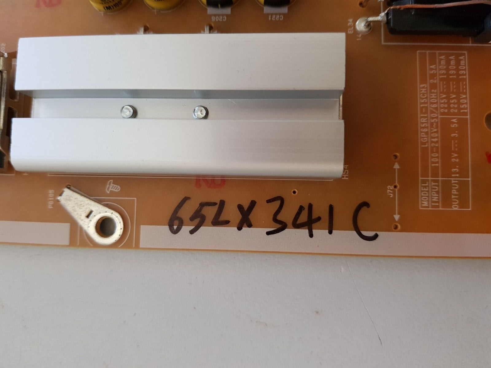 GENUINE LG 65LX341C POWER SUPPLY BOARD EAY63689201  EAX66163101(1.9)