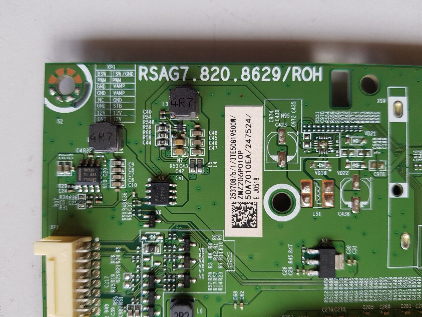 GENUINE HISENSE 50RG MAIN BOARD RSG7.820.8629 50A7010EA 253708