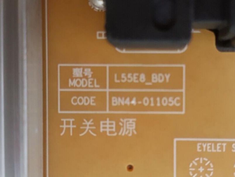 GENUINE SAMSUNG QA55Q70CAW POWER SUPPLY BOARD BN44-01105C L55E8_BDY
