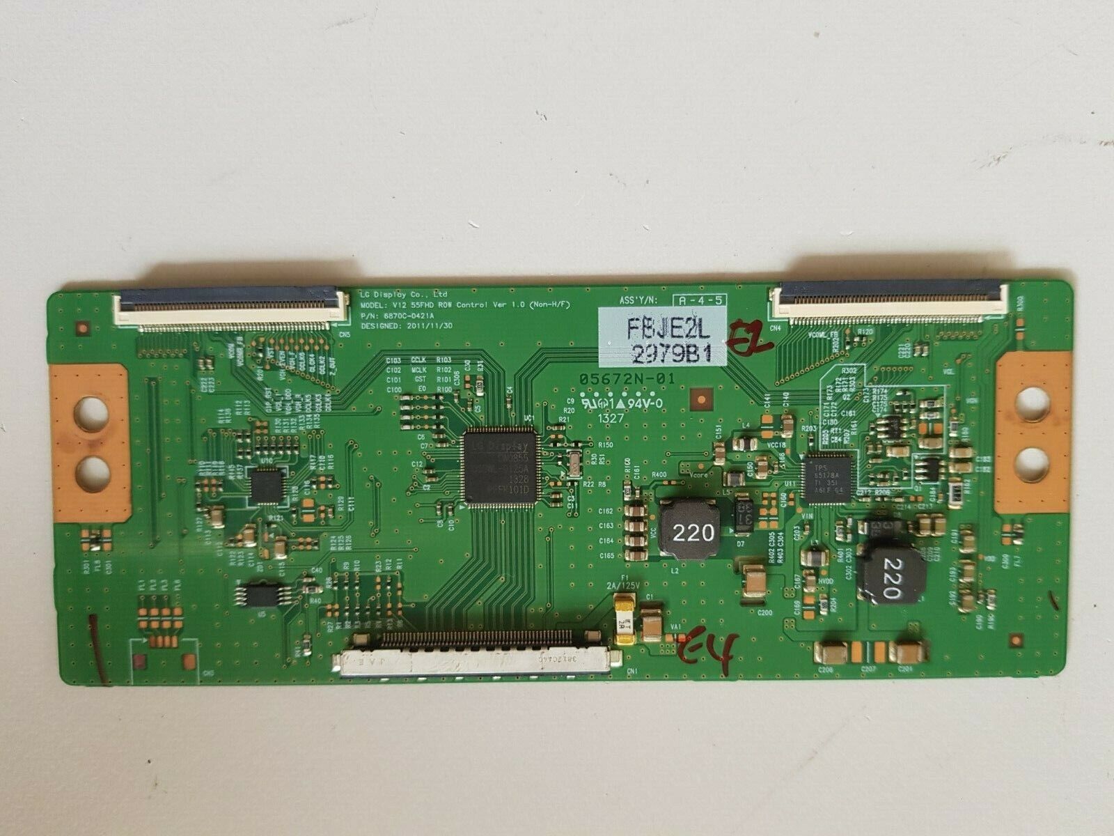 GENUINE LG 55LA6200 T-CON BOARD 6871L-2979B 6870C-0421A