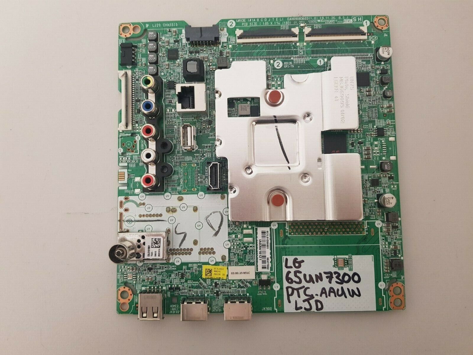 GENUINE LG 65UN7300 PTC.AAUFLJD MAIN BOARD EBT66477002 EAX69083603