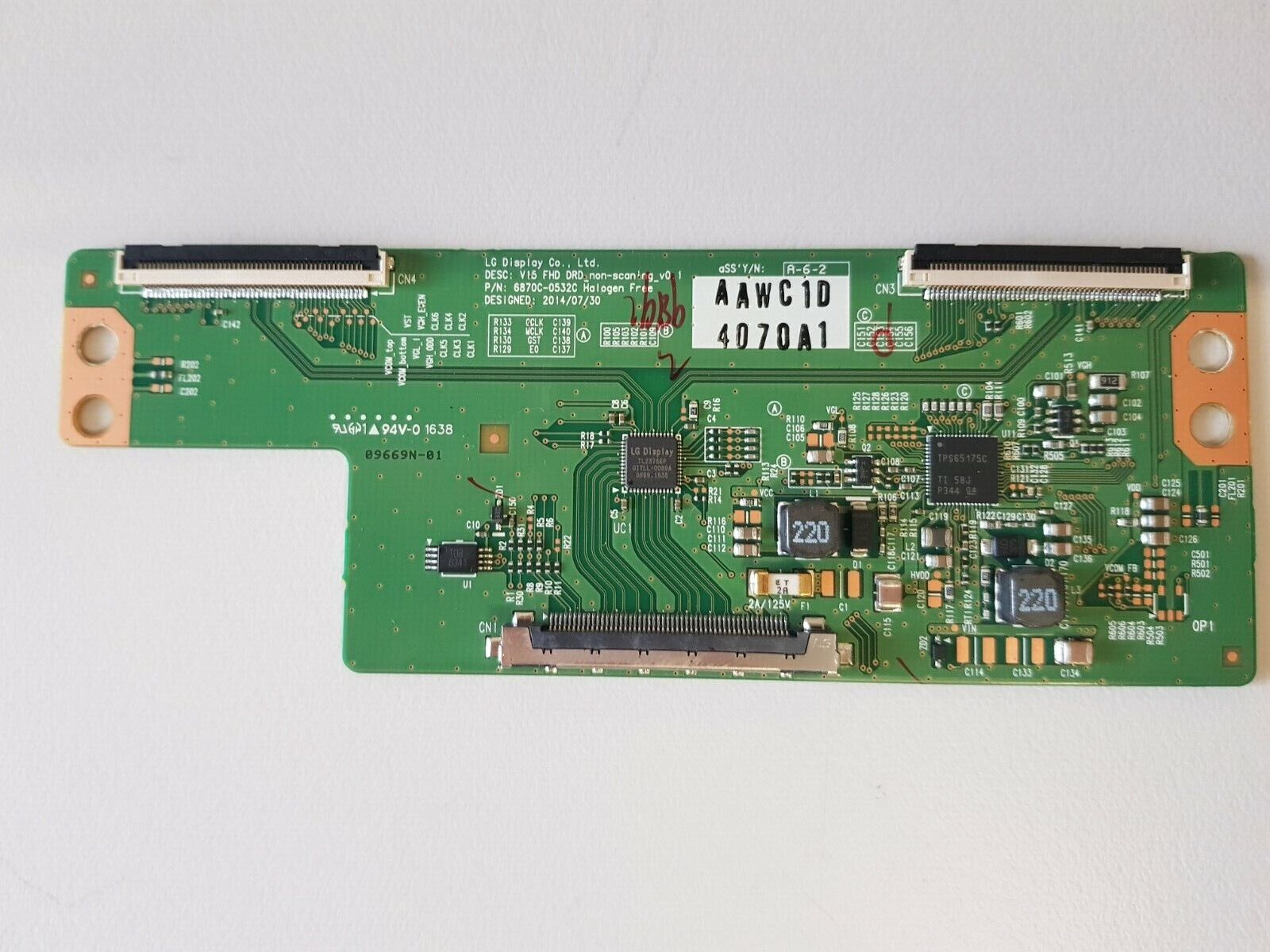 GENUINE LG 43SM5B-BD T-CON BOARD 6871L-4070A 6870C-0532C