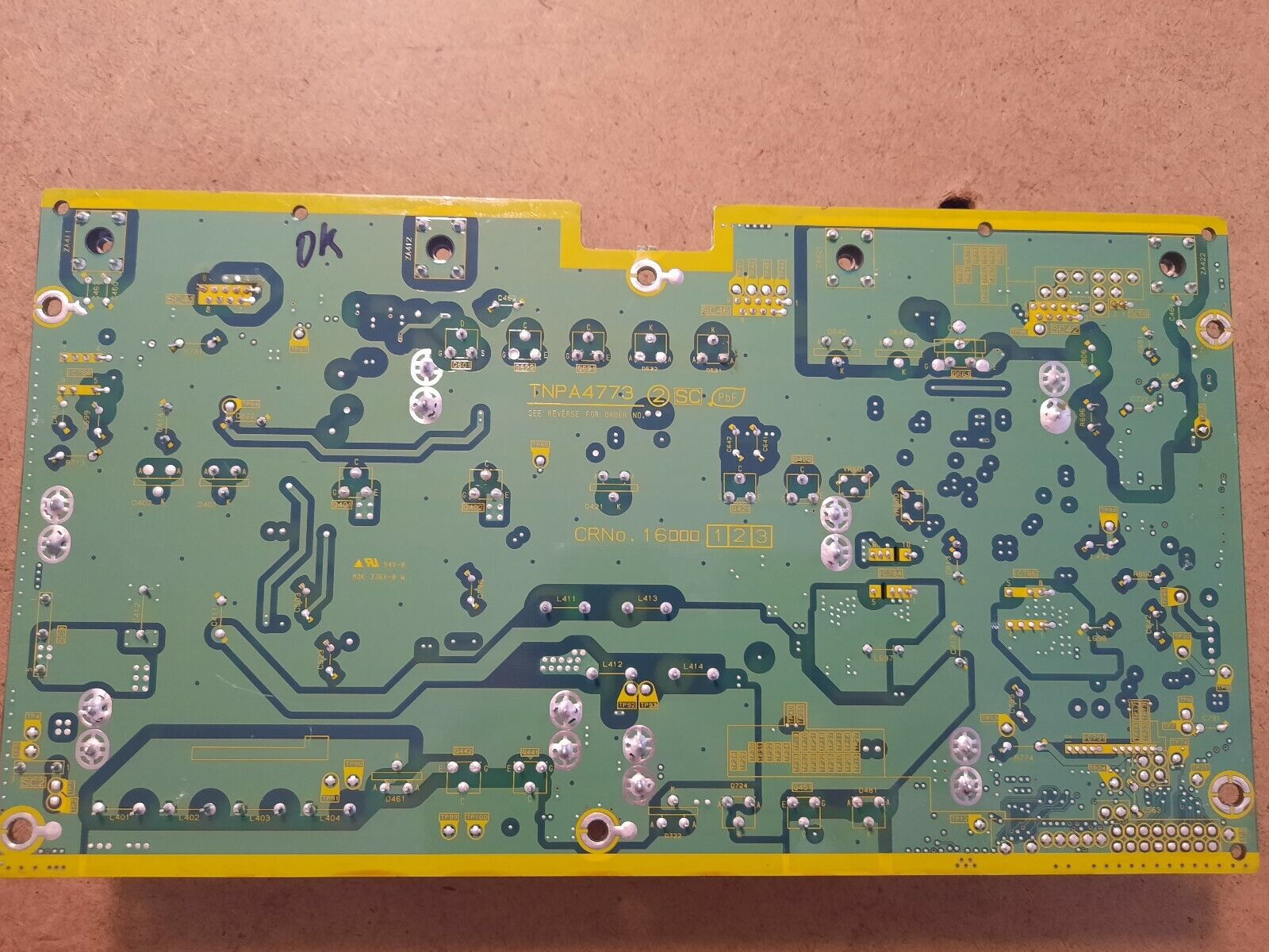 GENUINE PANASONIC THP42X10A SC (Y-Main) Board - TNPA4773 AK (2) (SC) TXNSC1EQUA 