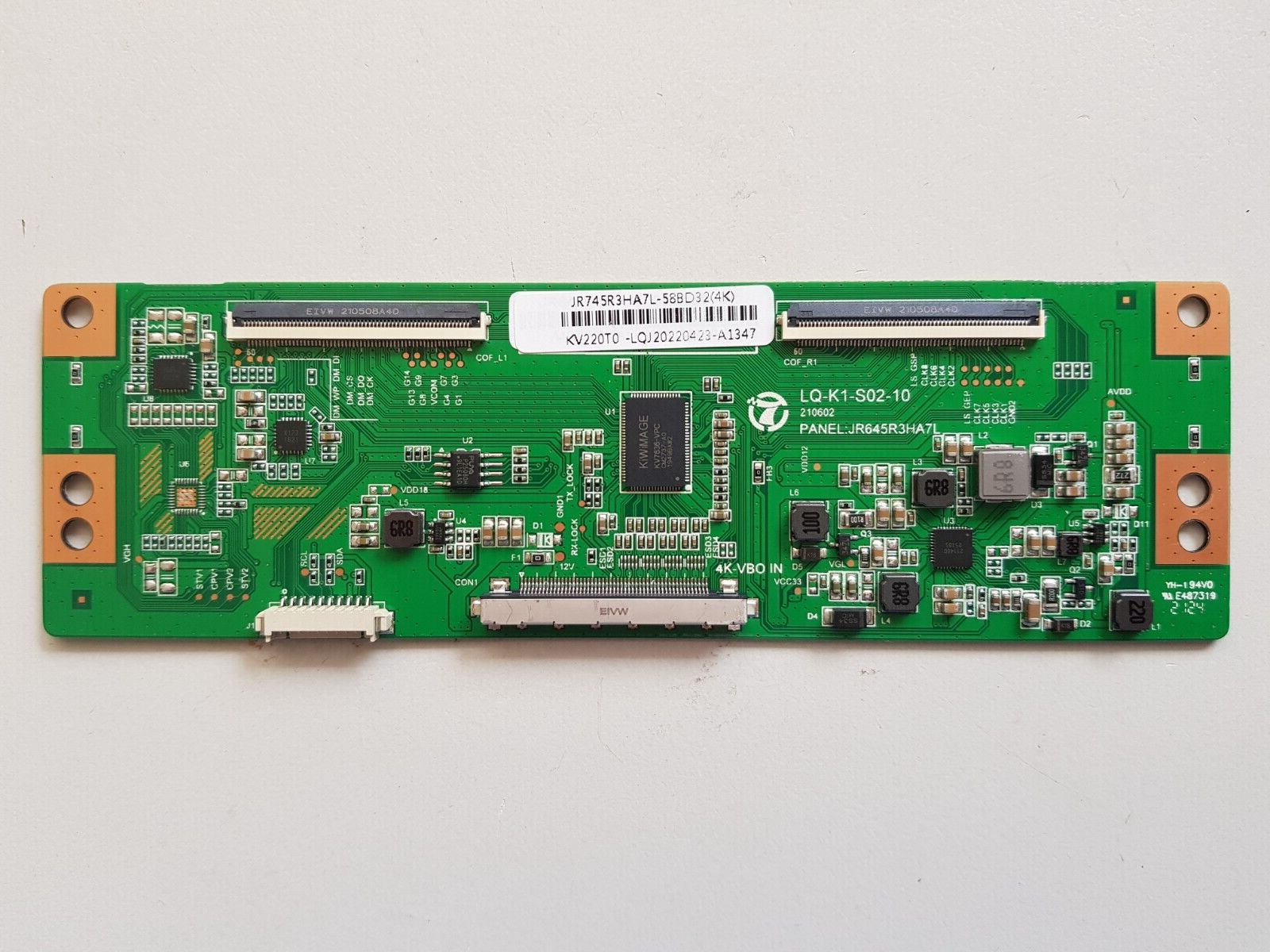 GENUINE LINSAR LS75UHDNF T-CON BOARD LQ-K1-S02-10