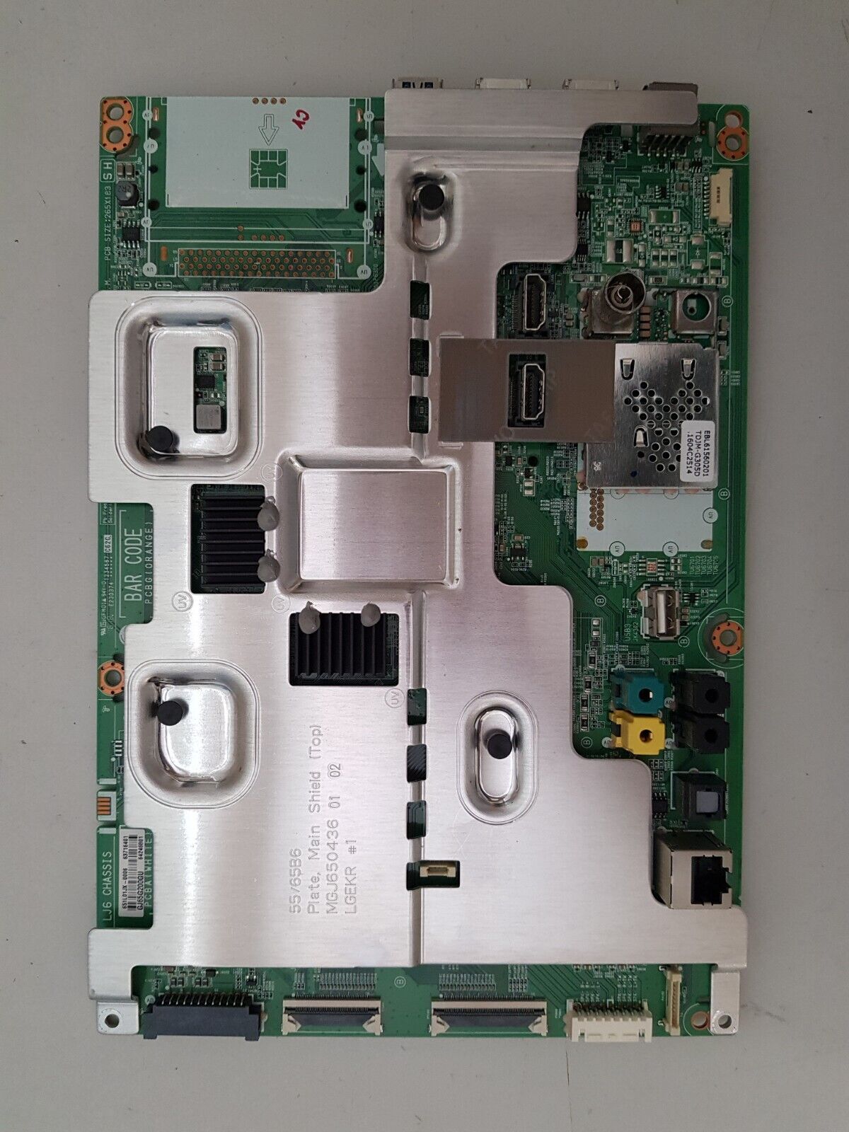 GENUINE LG OLED 55B6T -T.AAUWLH MAIN BOARD EAX66886304 1.0 63716401 64246801