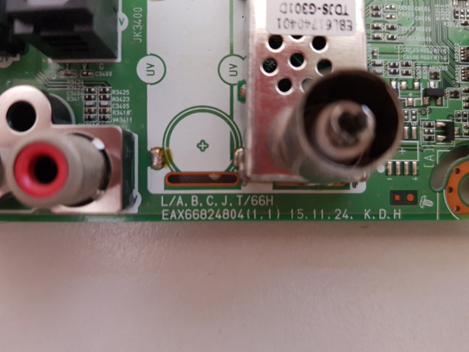 GENUINE LG 43LH600T MAIN BOARD 63551801 64145001 EAX66824804 (1.1)