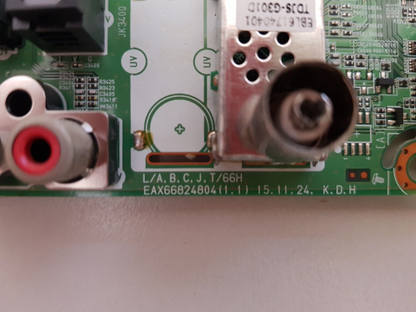 GENUINE LG 43LH600T MAIN BOARD 63551801 64145001 EAX66824804 (1.1)