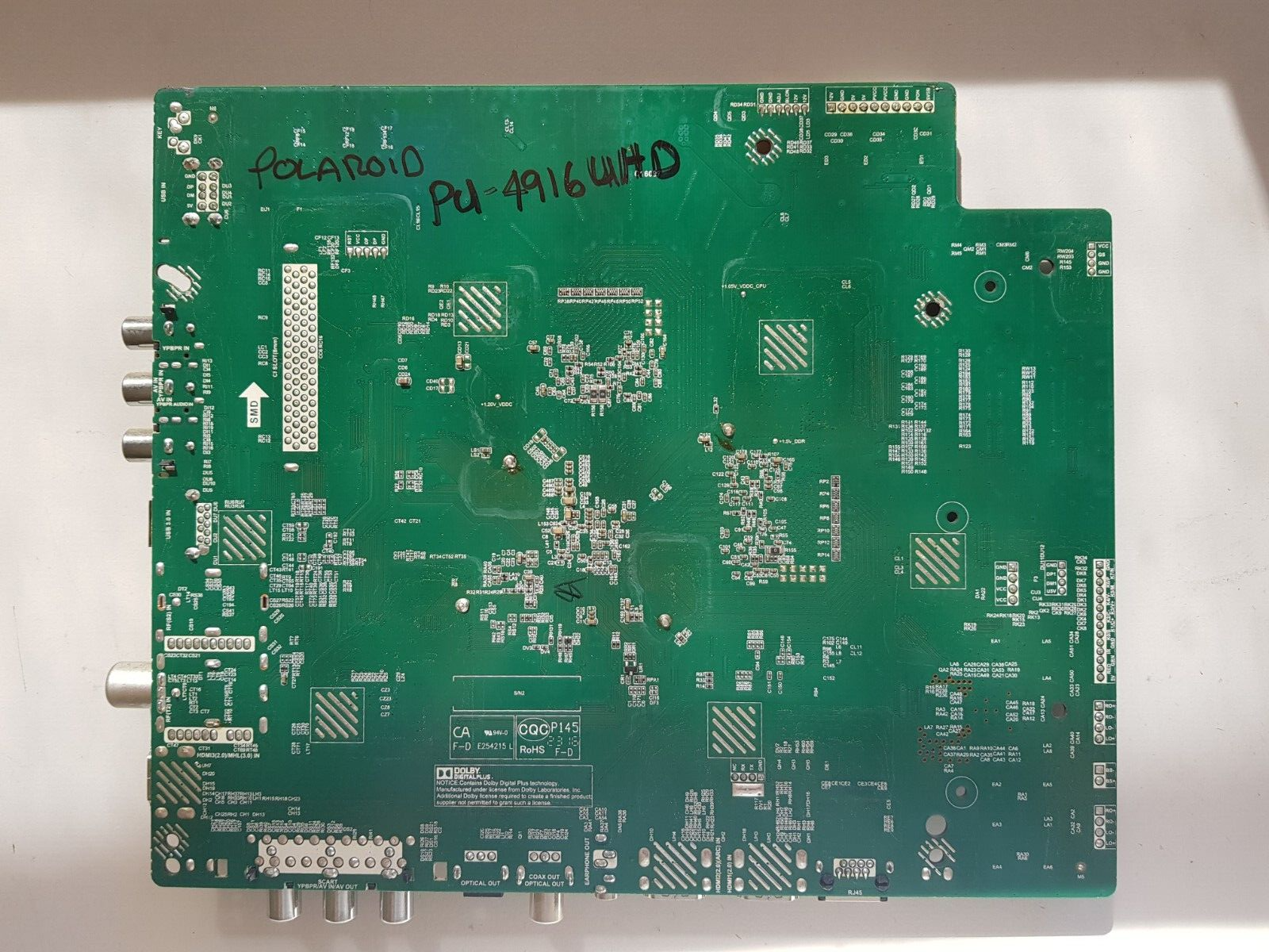 GENUINE POLAROID PU-4916UHD MAIN BOARD GAP9767 B16065241 T.MS6488E.U801