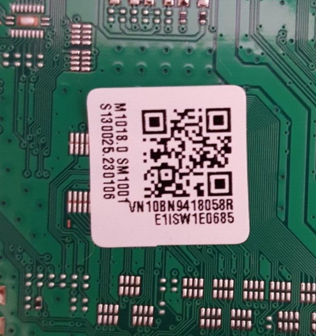 GENUINE SAMSUNG UA55CU8000 (VER XA01) MAIN BOARD BN94-18058R