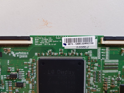 GENUINE SONY KD 75X8500G T-CON BOARD 6871L-5368E 6870C-0751A