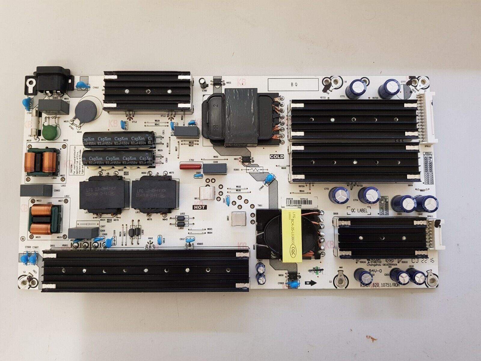 GENUINE HISENSE 55U8HAU POWER SUPPLY BOARD 10751-E  RSAG7.820.10751