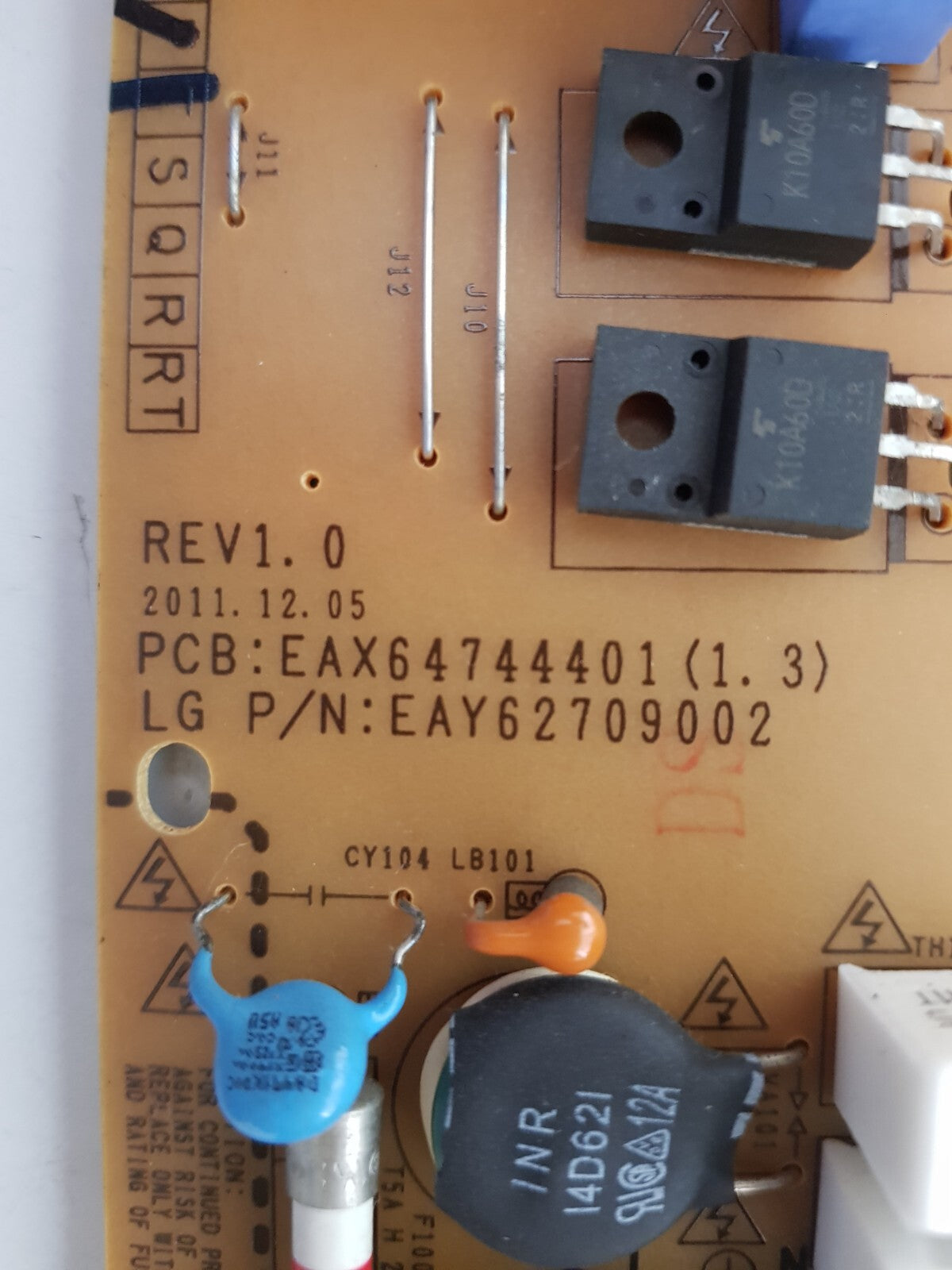 GENUINE LG 55LM6410 POWER SUPPLY BOARD EAY62709002 EAX64744401 1.3