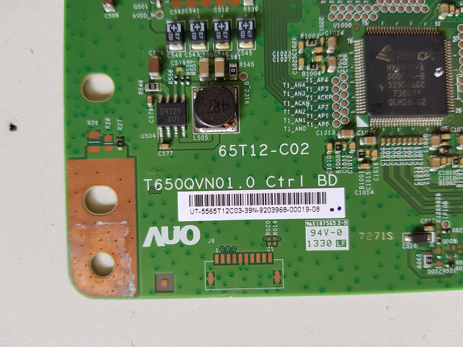 GENUINE SONY KD65X8504A T-CON BOARD 65T12-CO2 T650QVN01.0