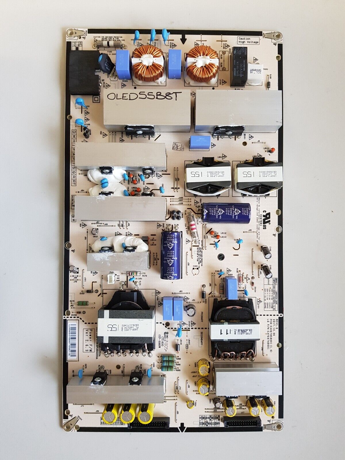 GENUINE LG OLED55B8T POWER SUPPLY BOARD EAY64749001 EAX67858001 REV 1.0
