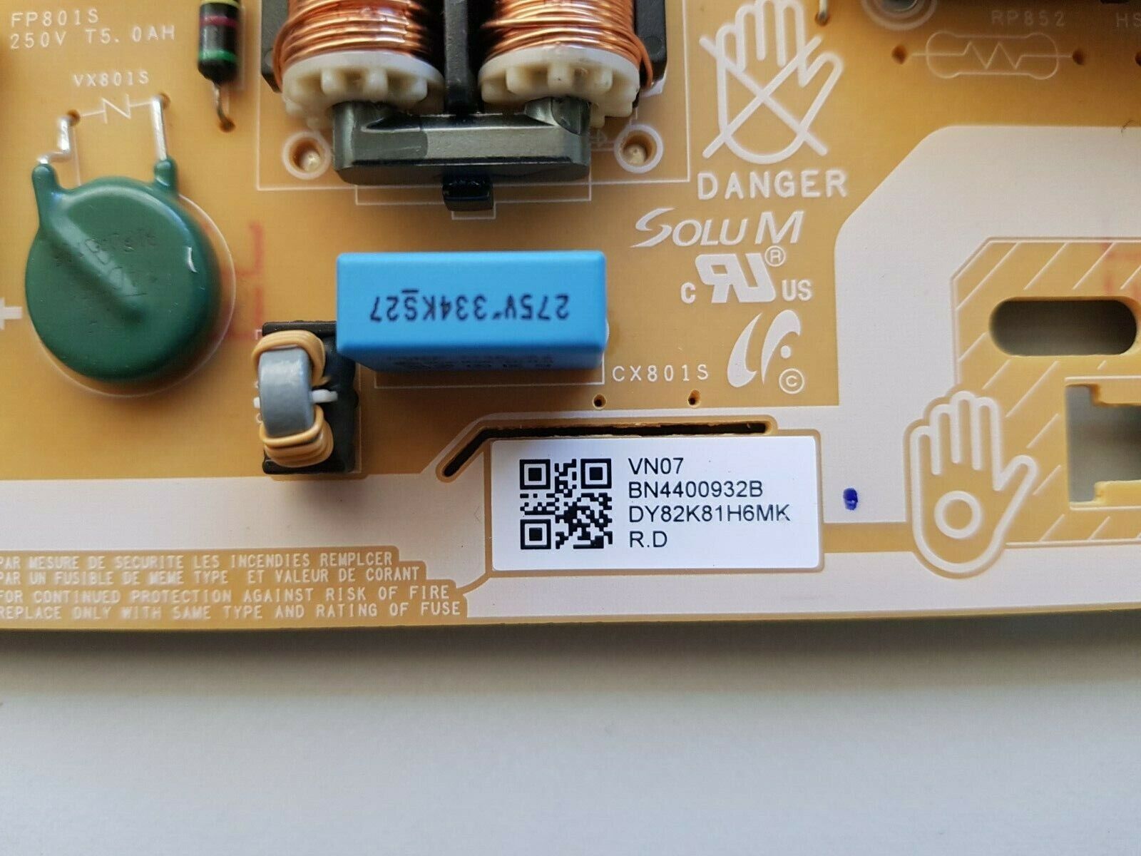 GENUINE SAMSUNG UA49NU7100 UA55NU7100 POWER SUPPLY BOARD BN44-00932B PSLF171301A