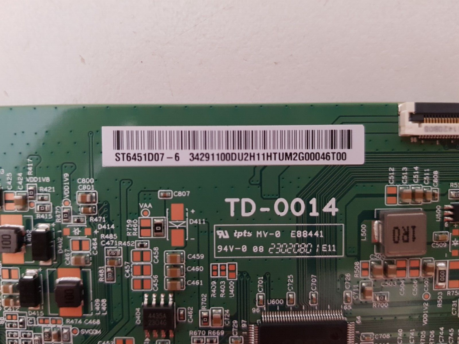 GENUINE SONY XR65X90L T-CON BOARD TD-0014 ST6451D07-6