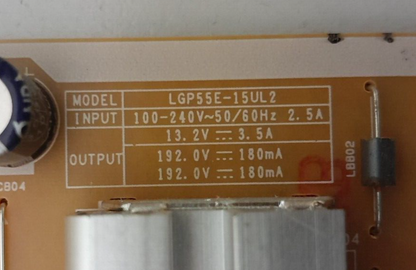 GENUINE LG 55UF680T POWER SUPPLY BOARD EAY64009301 EAX66490601 1.5 LGP55E-15UL2
