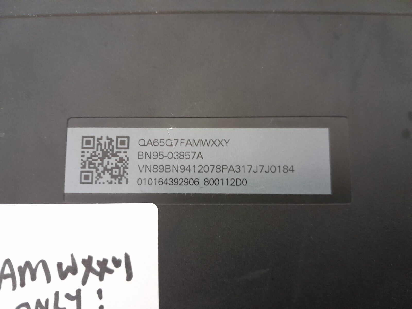 GENUINE SAMSUNG QA65Q7FAMWXXY ONE CONNECT & CABLE SOC1002MA BN95-03857A