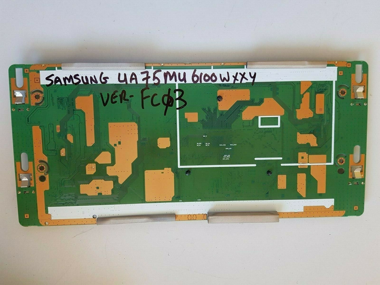 GENUINE SAMSUNG UA75MU6100 (VER FC01 FC03) T-CON BOARD BN95-04654A BN41-02625A