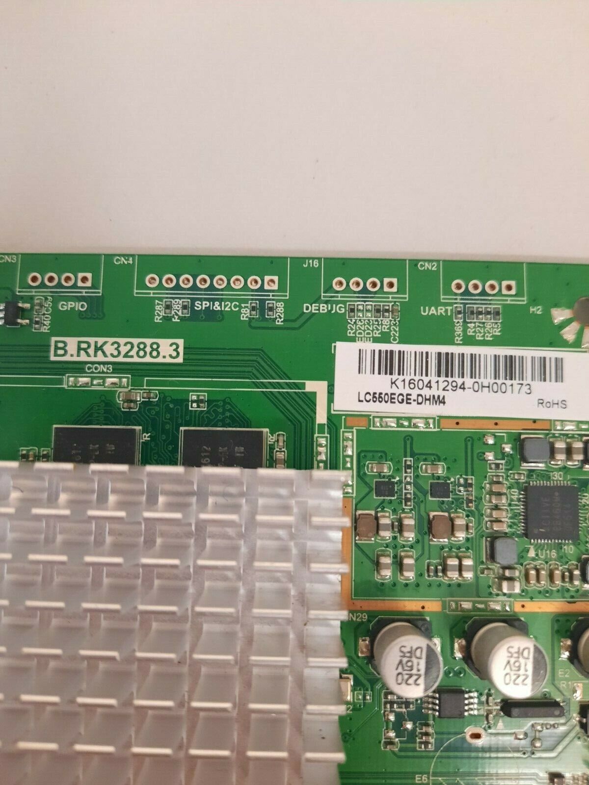 GENUINE THORN 65THL4KST1 Main Board - B.RK3288.3 LC550EGE-DHM4