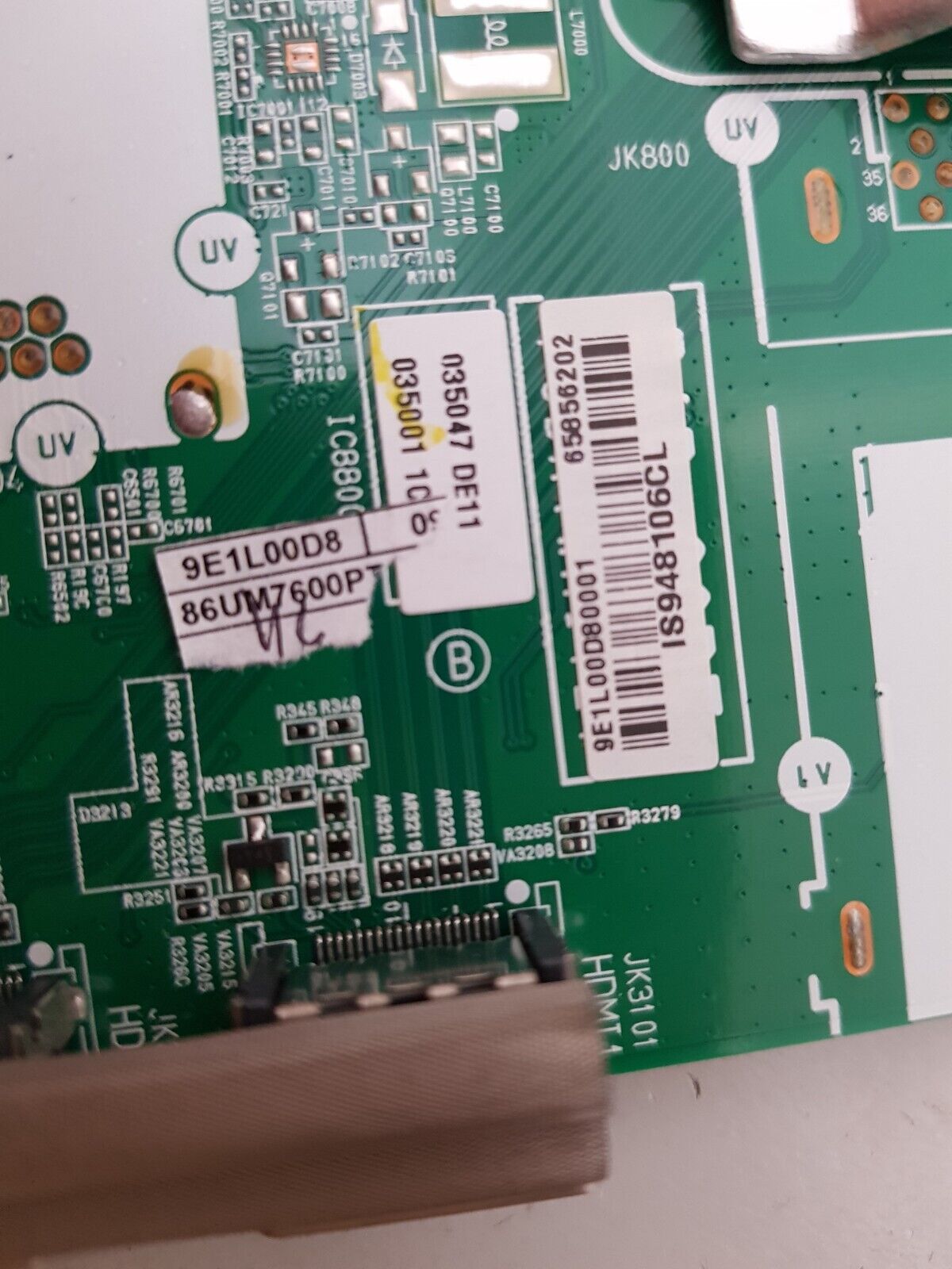 GENUINE LG 86UM7600PTA .AAUYLJD MAIN BOARD 6585202