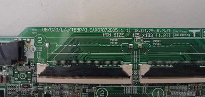 GENUINE LG 55UK6340 PTF.AAUTLJD MAIN BOARD 65282602 EAX67872805 1.1