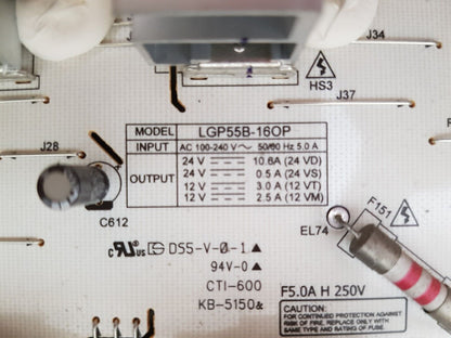 GENUINE LG OLED 55B6T POWER SUPPLY BOARD EAY64389001 LGP55B-16OP