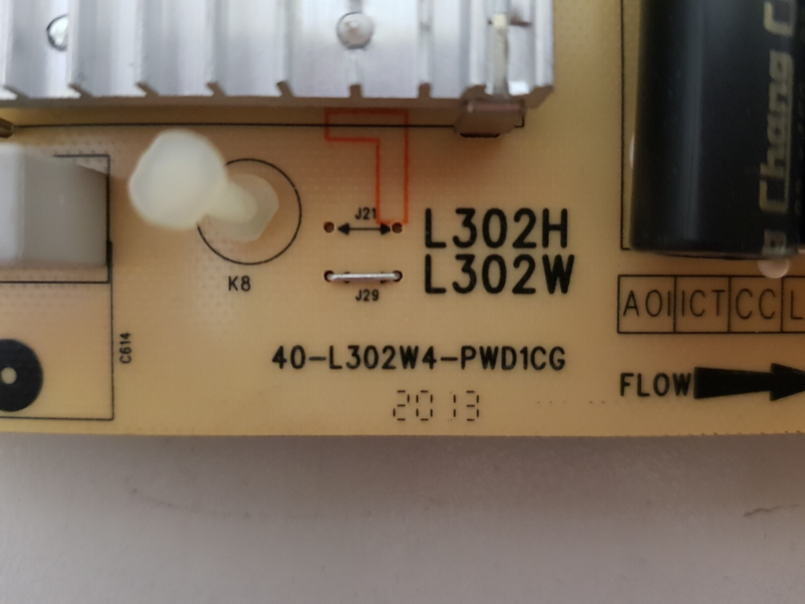 GENUINE TCL 65C715 POWER SUPPLY BOARD 40-L302W4-PWD1CG 08-L302WD8-PW200AA