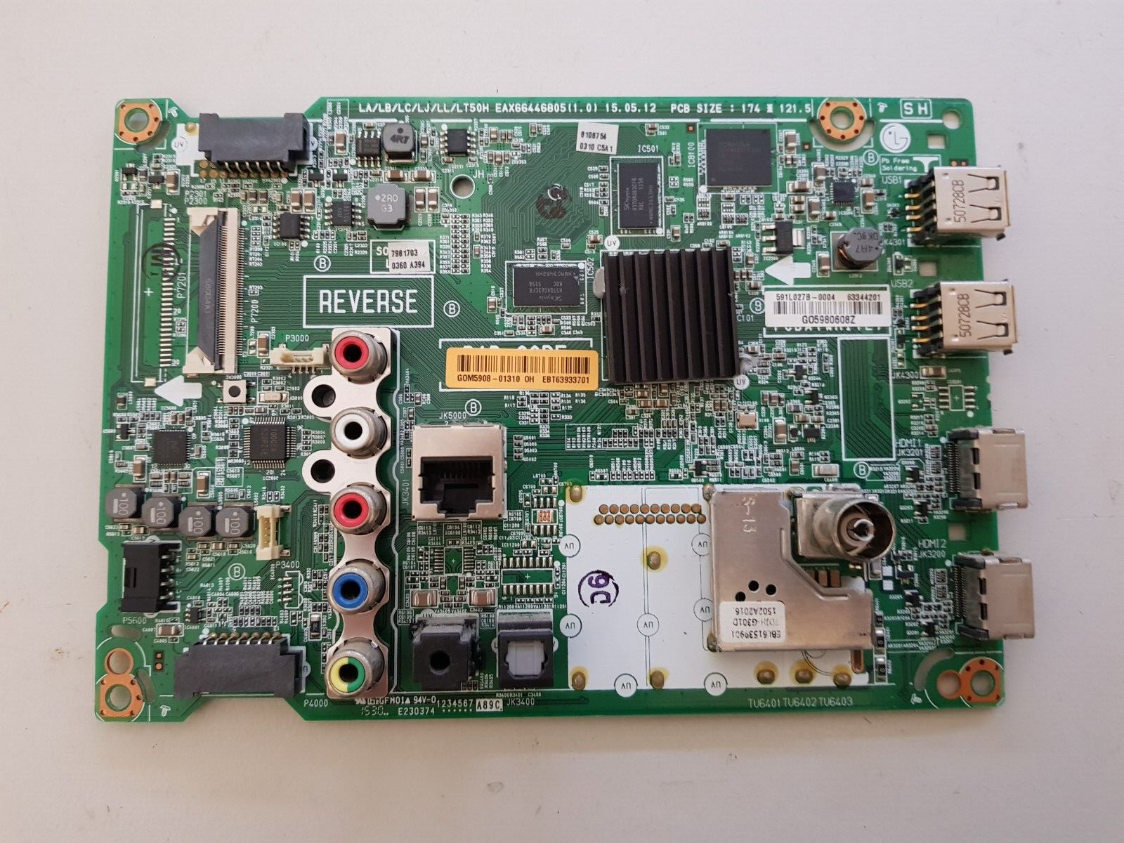 GENUINE LG 49LF5900  -TB.AAUYLH MAIN BOARD  EBR63344201