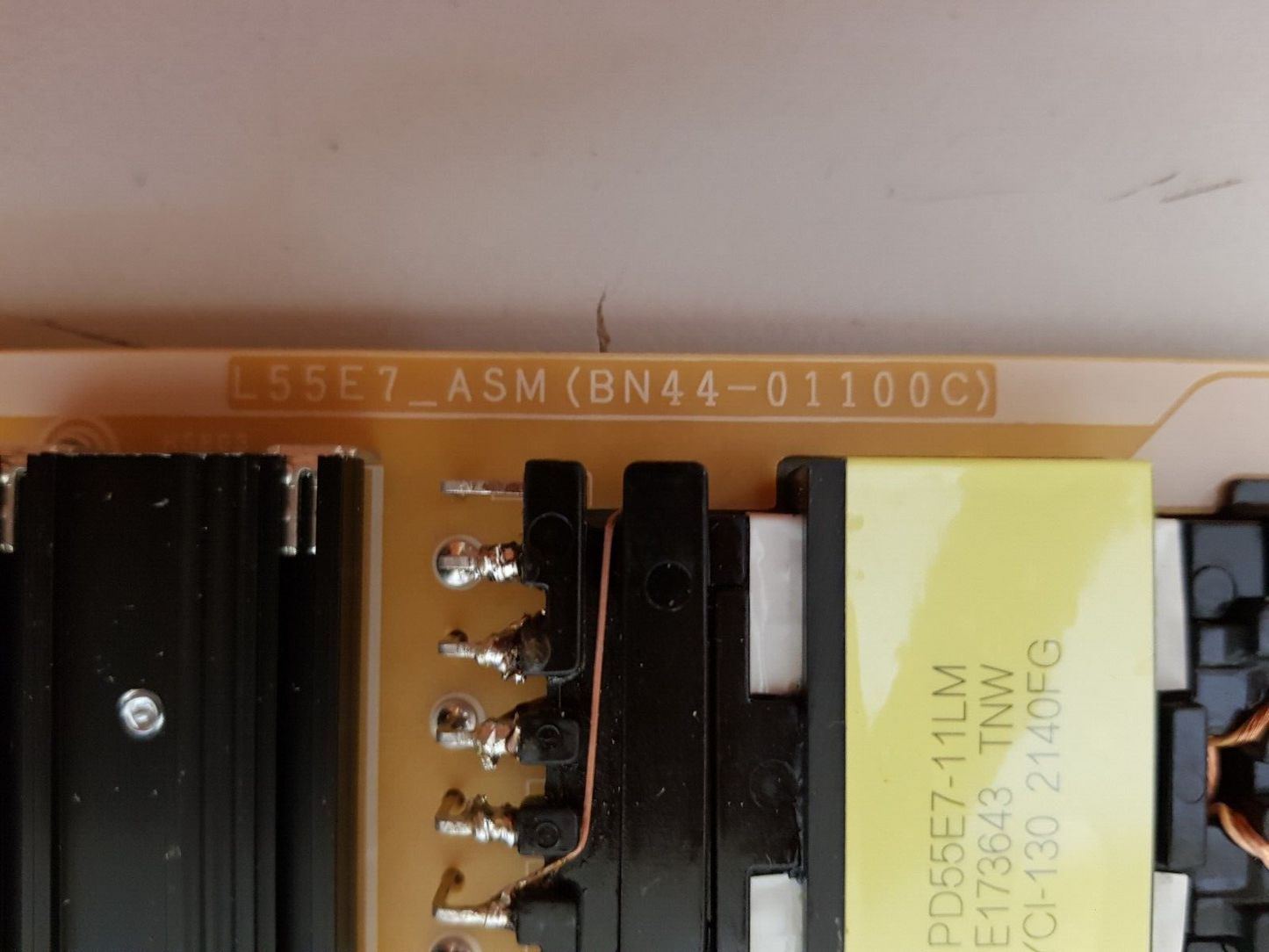 GENUINE SAMSUNG QA55Q60AAW POWER SUPPLY BOARD BN44-01100C L55E7_ASM