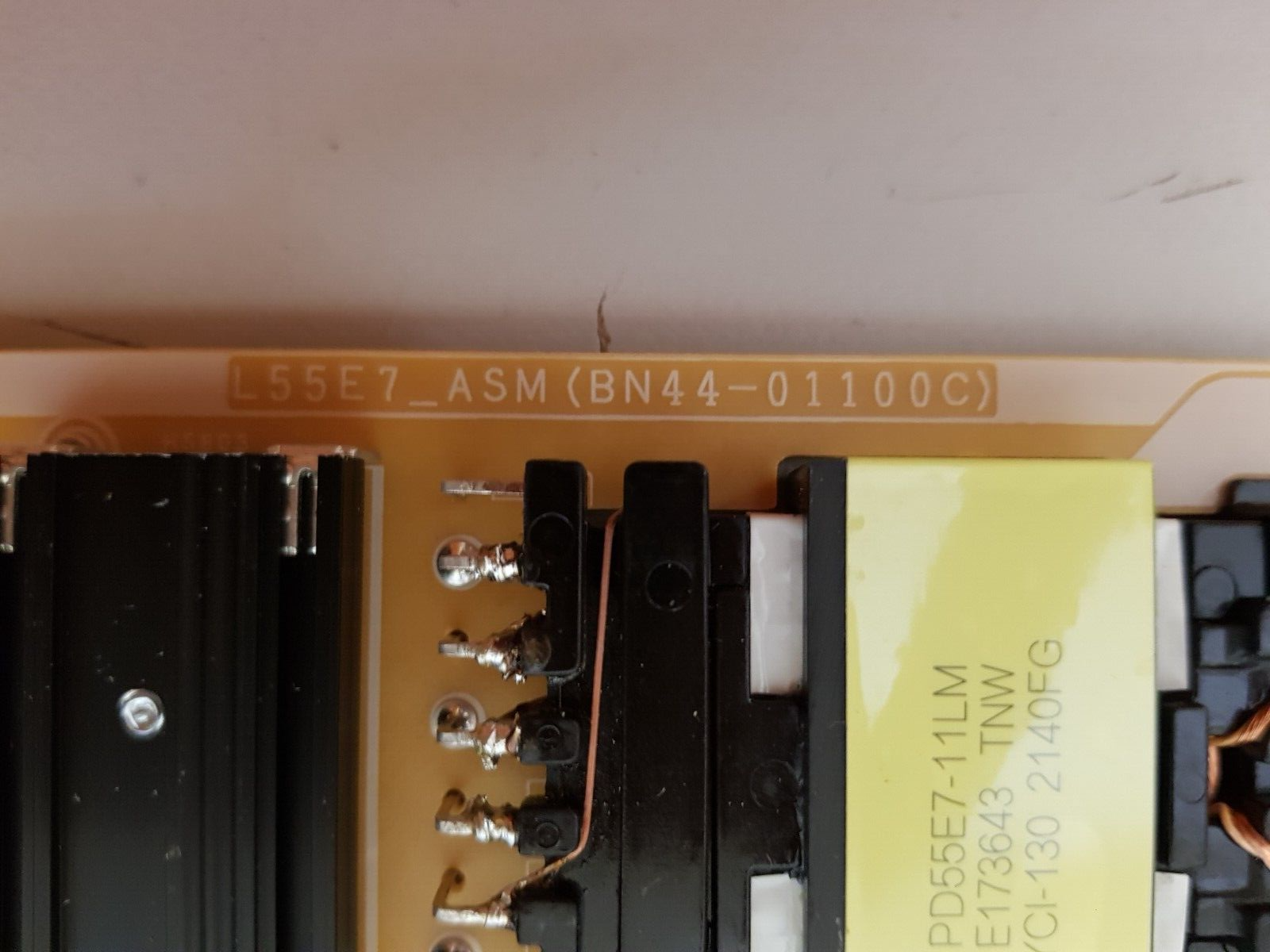 GENUINE SAMSUNG QA55Q60AAW POWER SUPPLY BOARD BN44-01100C L55E7_ASM