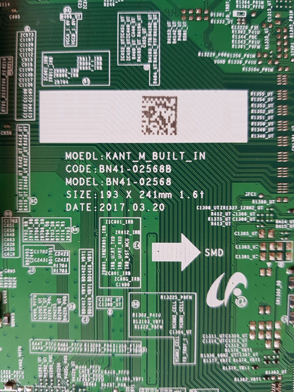 GENUINE SAMSUNG UA75MU6100 VER FC03 MAIN BOARD BN94-12912C BN41-02568B