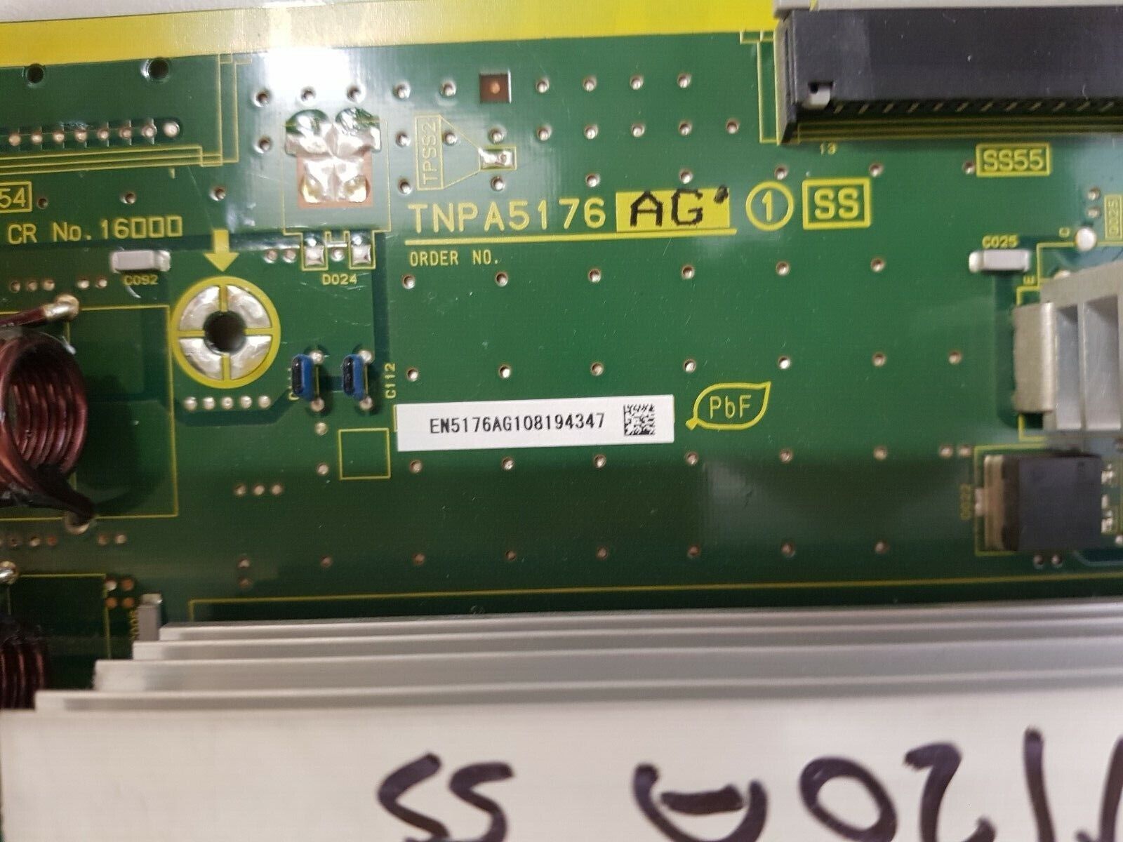 GENUINE PANASONIC THP65VT20A SS BOARD TNPA5176 AG 1 EN5176AG108194347