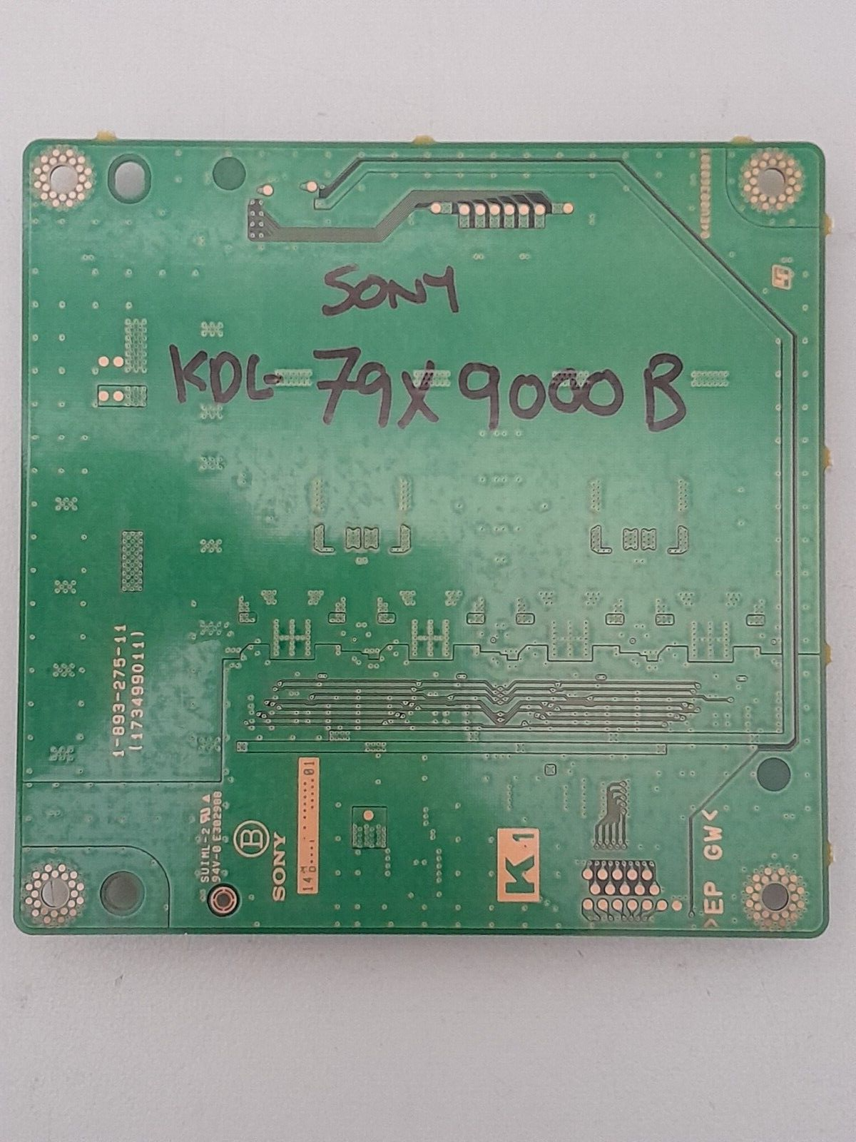 GENUINE SONY KDL-  79X9000B LED DRIVER K1 BOARD A2031746A  1-893-275-11