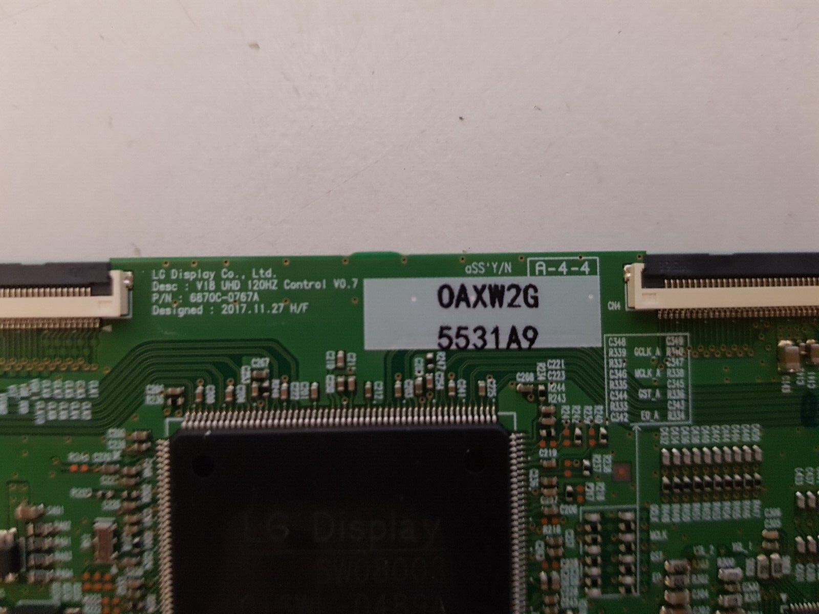 GENUINE LG  75SK8000PTA .AAUWLJD TCON BOARD 6871L-5531A