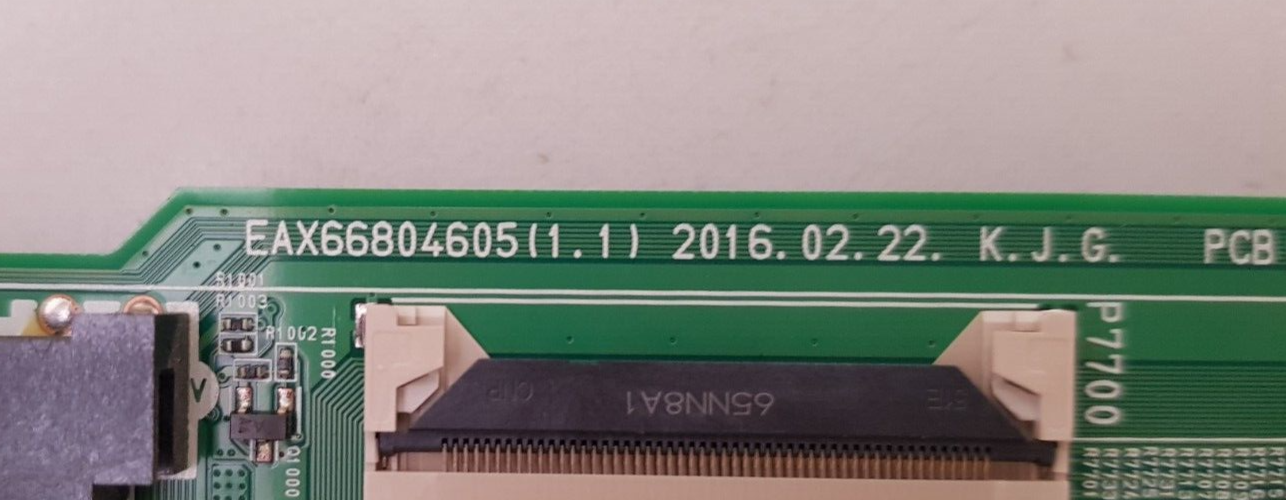 GENUINE LG 65UH652T TA.BAUWLJD MAIN BOARD 63650702 EAX66894605 (1.1) 82421901