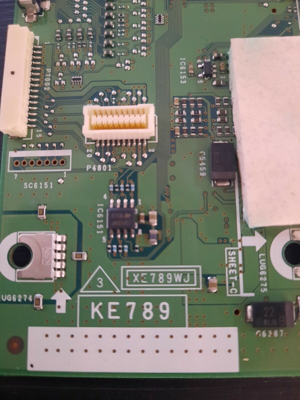 GENUINE SHARP LC42D77X T-Con Board - CPWBX4023TP XD