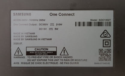 GENUINE SAMSUNG 55Q95T 65LS03T ONE CONNECT  BOX & CABLE SOC1002T BN94-15291B