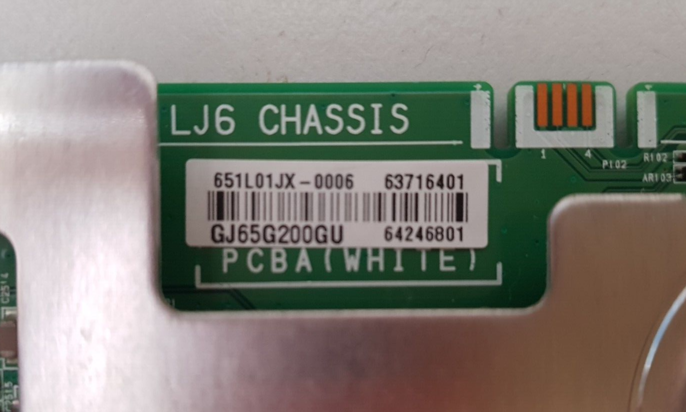 GENUINE LG OLED 55B6T -T.AAUWLH MAIN BOARD EAX66886304 1.0 63716401 64246801