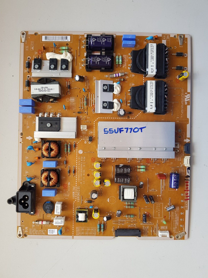GENUINE LG 55UF770T POWER SUPPLY BOARD EAY63729101 EAX65691001 3.0 LGP4955-15UL6