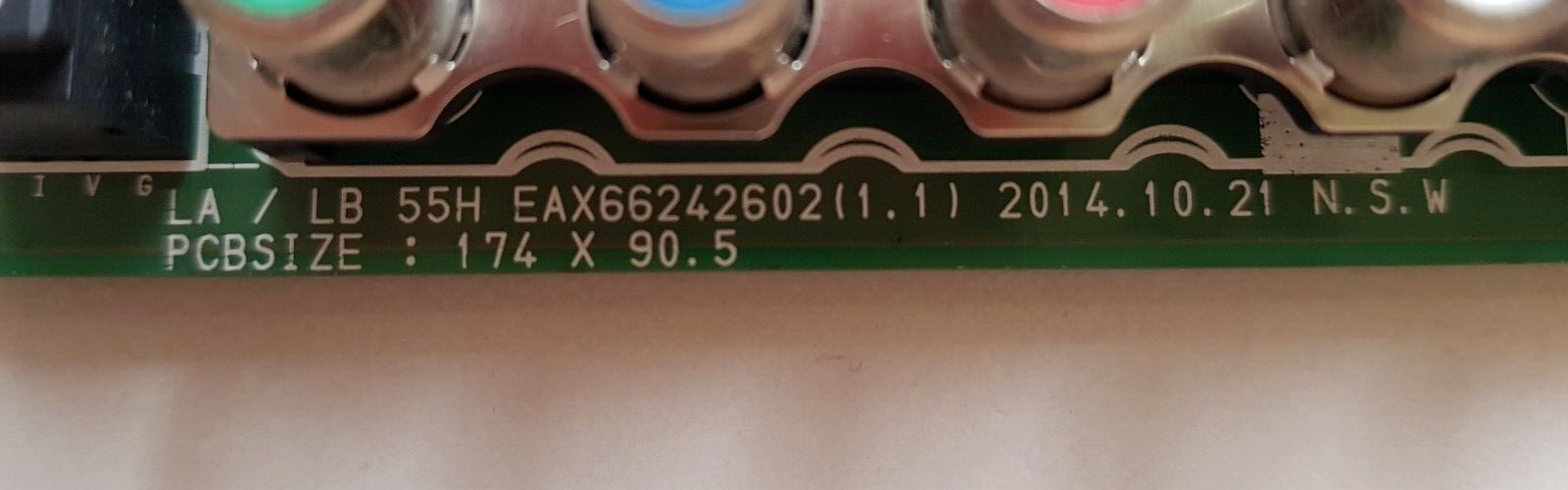 GENUINE LG 49LF5500-TA.AAUYLJD EAX66242602 (1.1) 63439828