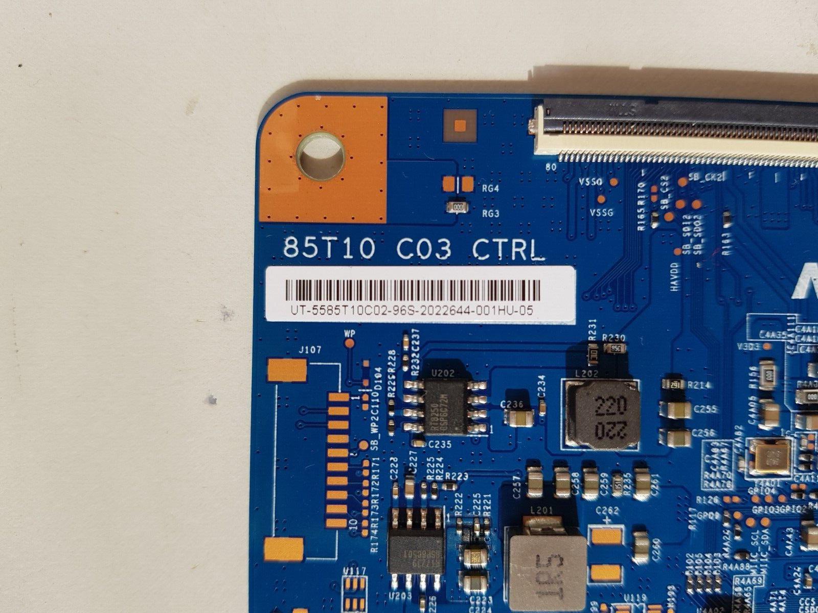 GENUINE SONY KD 85X8500G T-CON BOARD UT-5585T10C02 85T10 C03