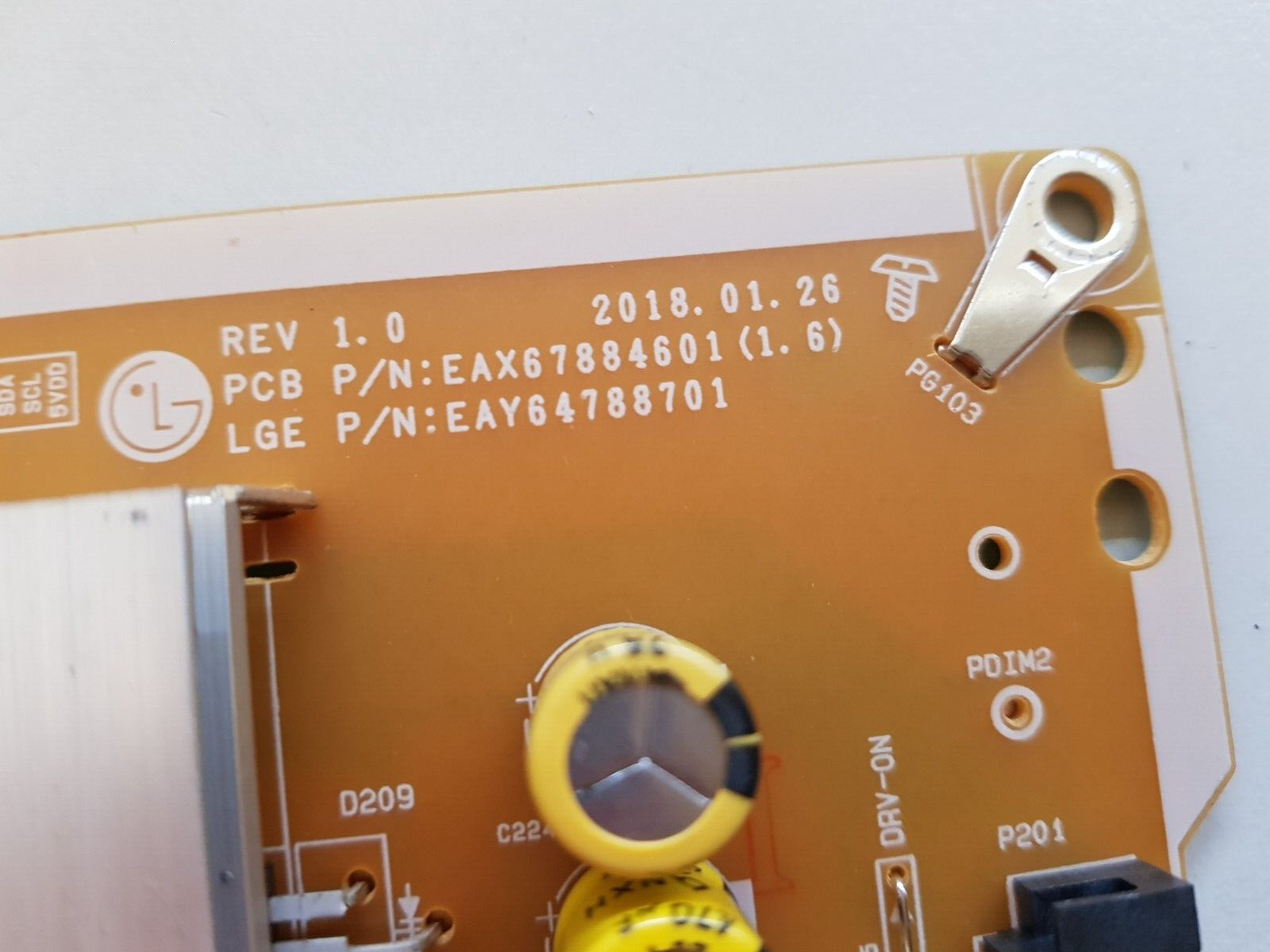GENUINE LG 75SK8000PTA POWER SUPPLY BOARD EAY64788701   EAX67884601 (1.6)