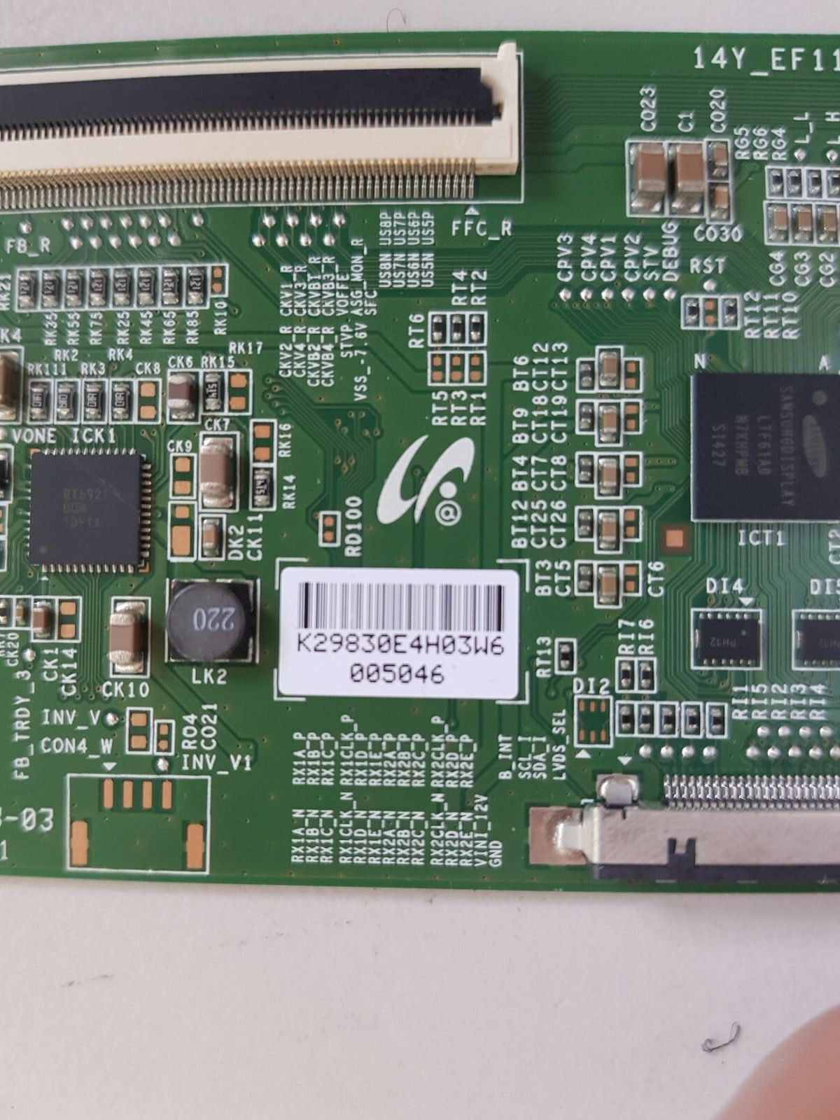 GENUINE HISENSE 40K220PW - T.CON BOARD (14Y_EF11_TA2C2LV0.1)