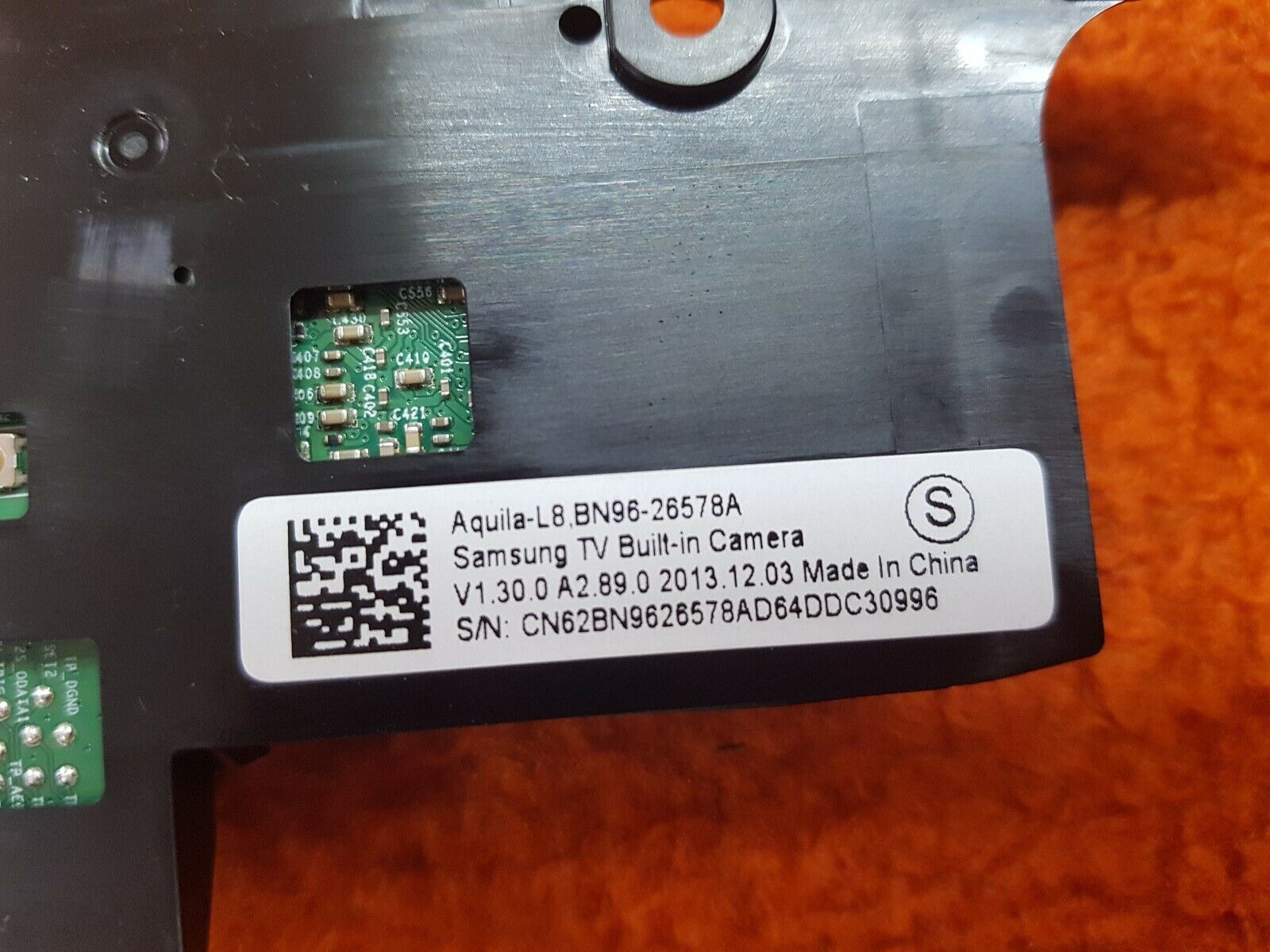 GENUINE Samsung UA55F8000AMXXY (Version VH03) Main Board Camera - BN96-26578A